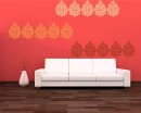 Damask Wall Pattern Art Stickers